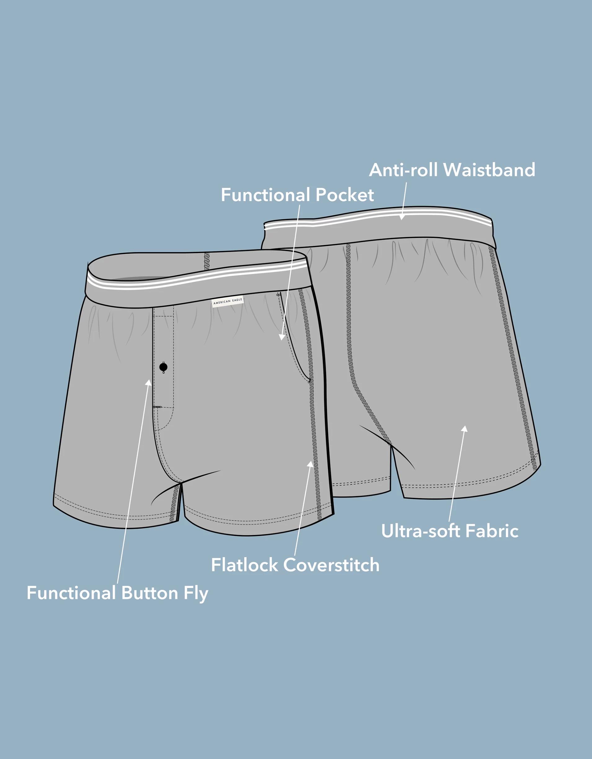 AEO Men's Ultra Soft Pocket Boxer Short Product Image