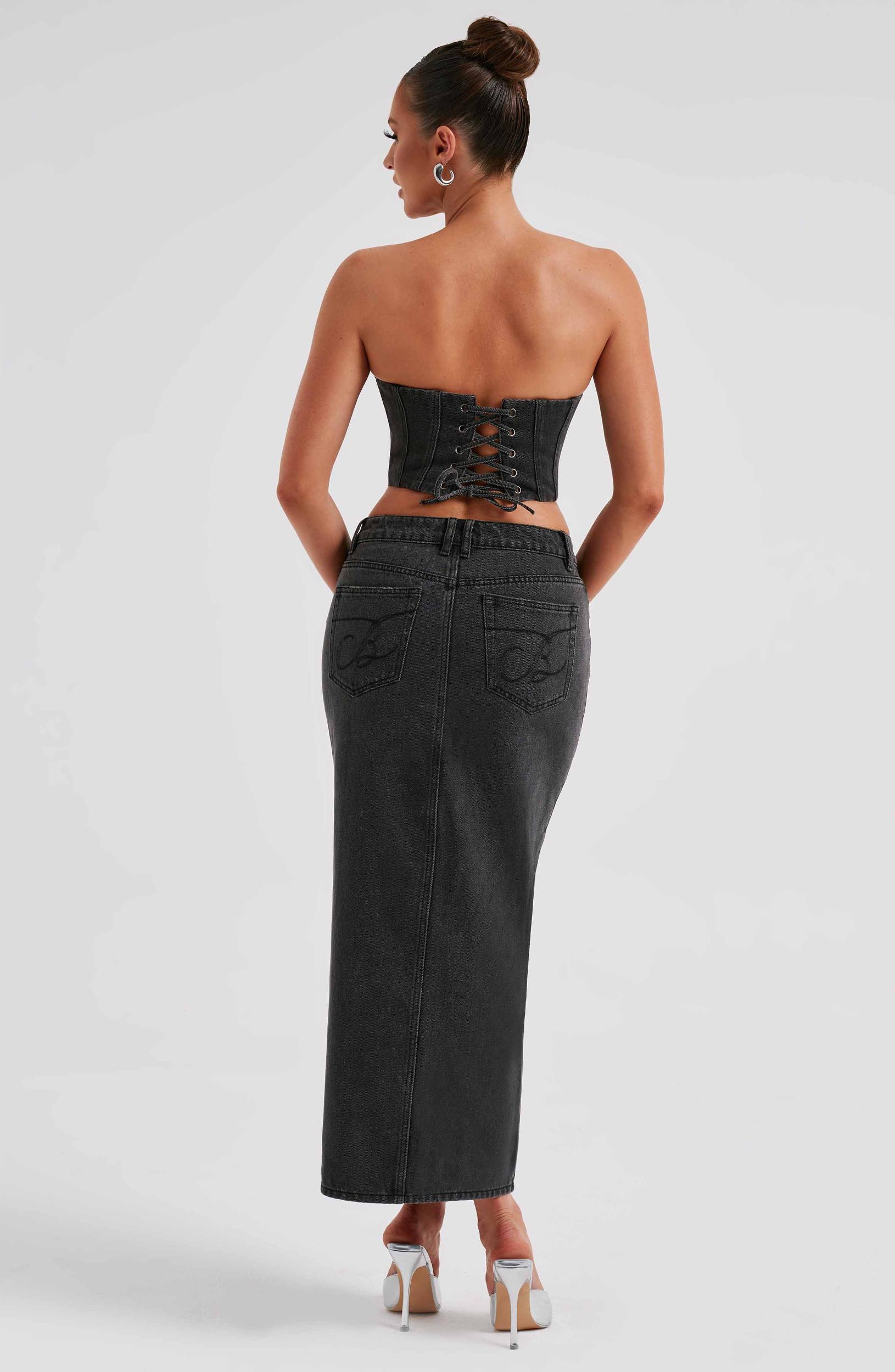 Flor Maxi Skirt - Black Product Image