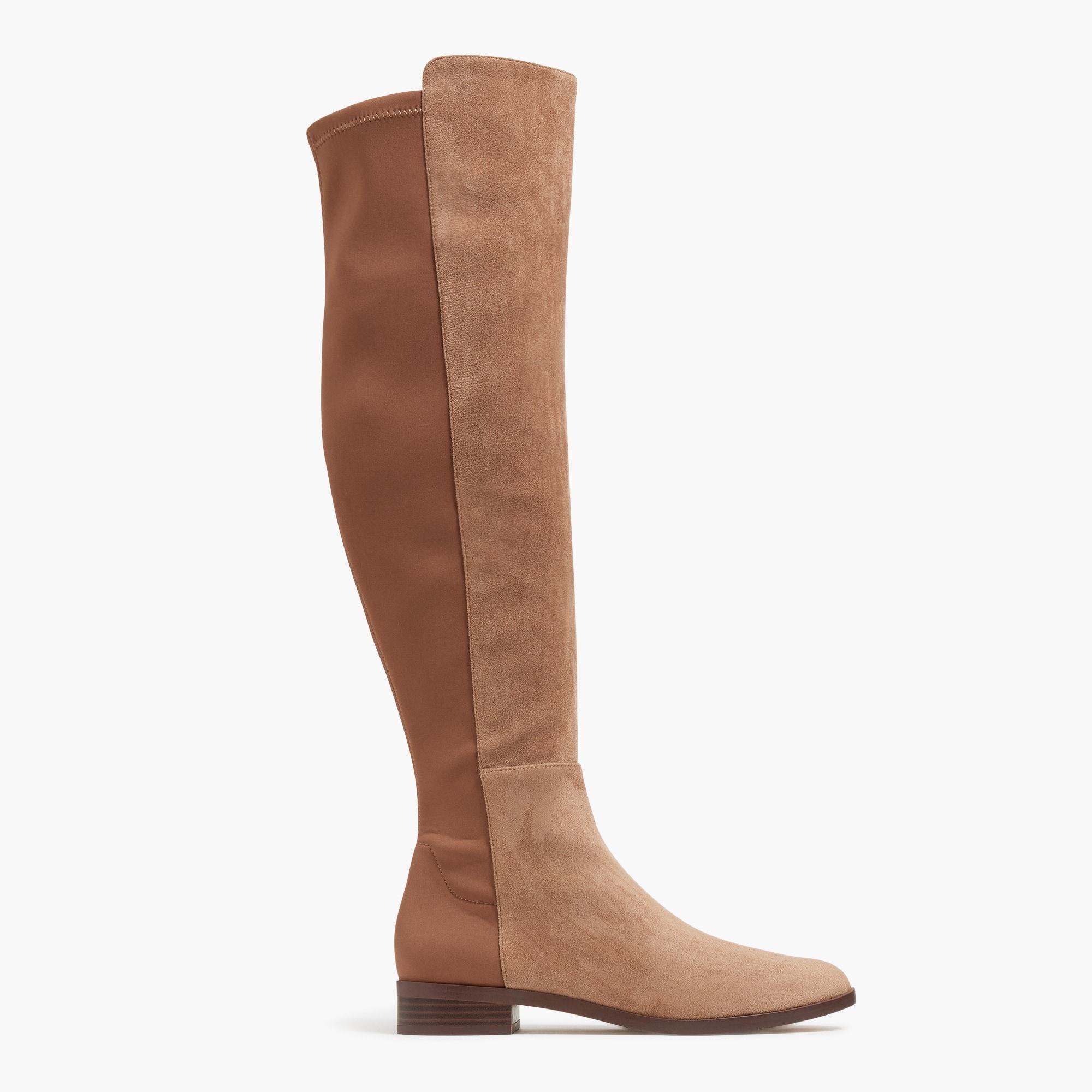 Knee-high boots with stretch Product Image