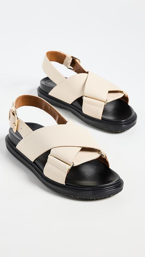 Marni Fussbett Crisscross Sandals | Shopbop Product Image