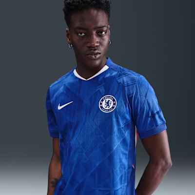 Chelsea FC 2025/26 Stadium Home Nike Mens Dri-FIT Soccer Replica Jersey | HJ4589-496 Product Image