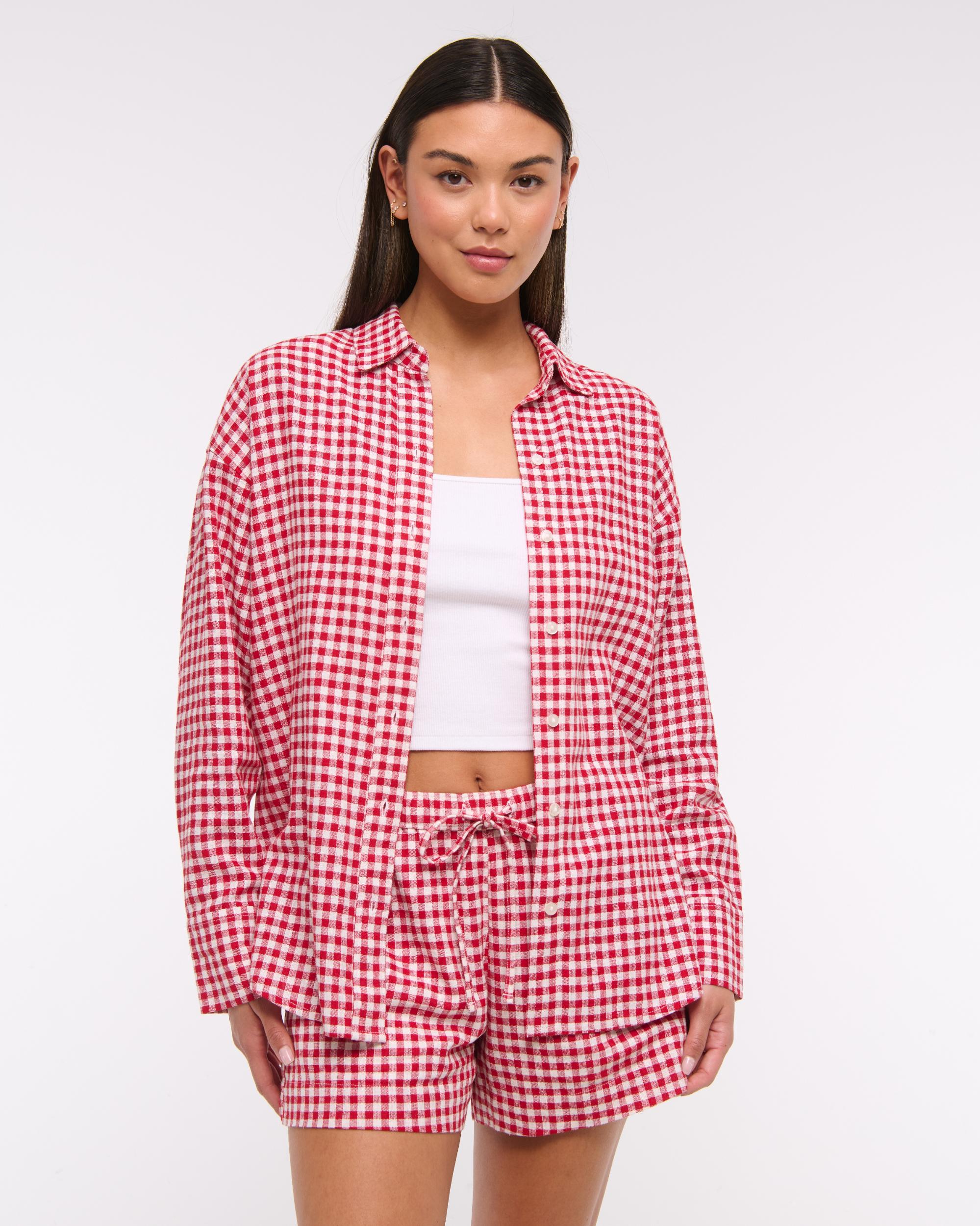 Oversized Linen-Blend Shirt Product Image