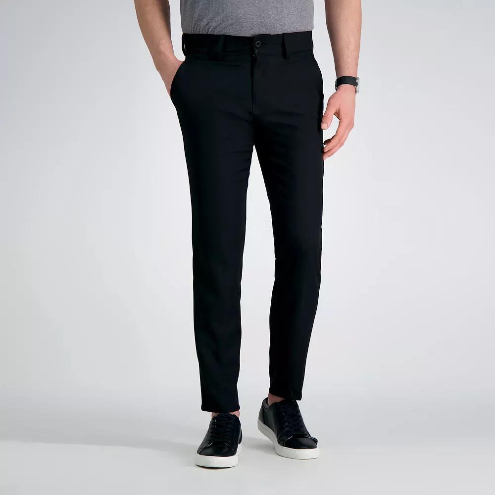 Men's Haggar® The Active Series™ Everyday Slim Fit Flat-Front Pants,  Product Image