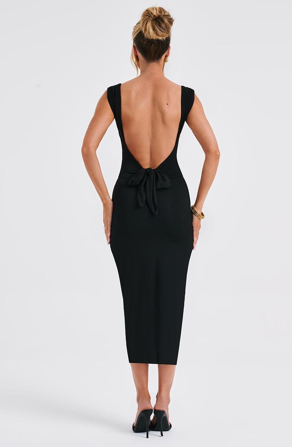 Malina Midi Dress - Black Product Image