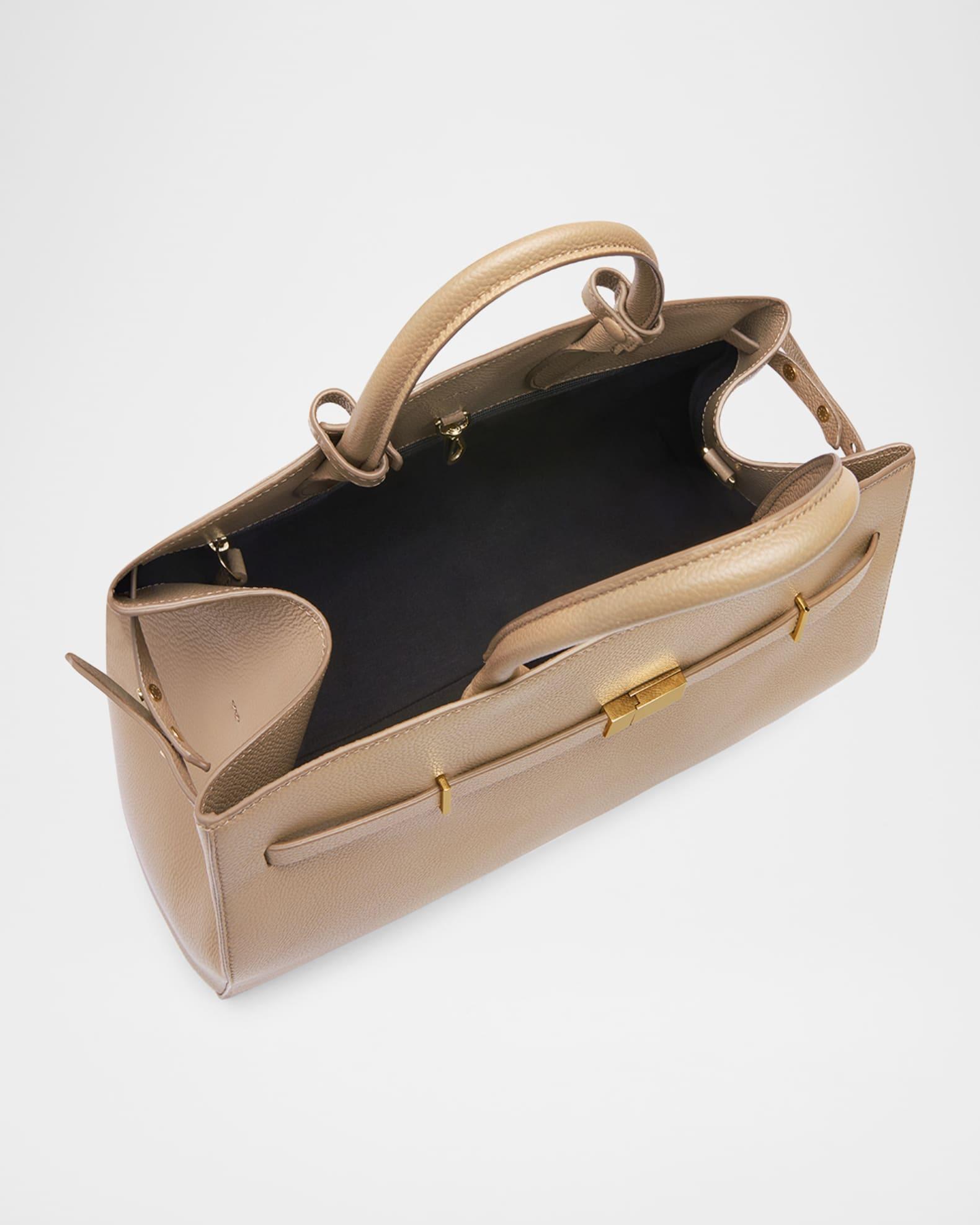 The New York Leather Top-Handle Bag Product Image