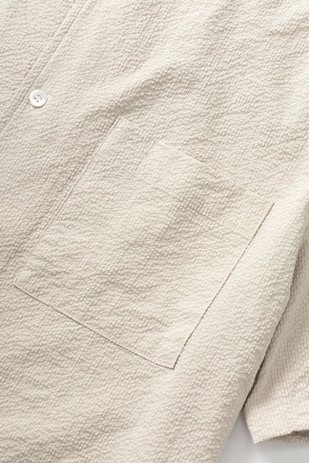 Blacksmith - Seersucker Resort Shirt - Dove Product Image