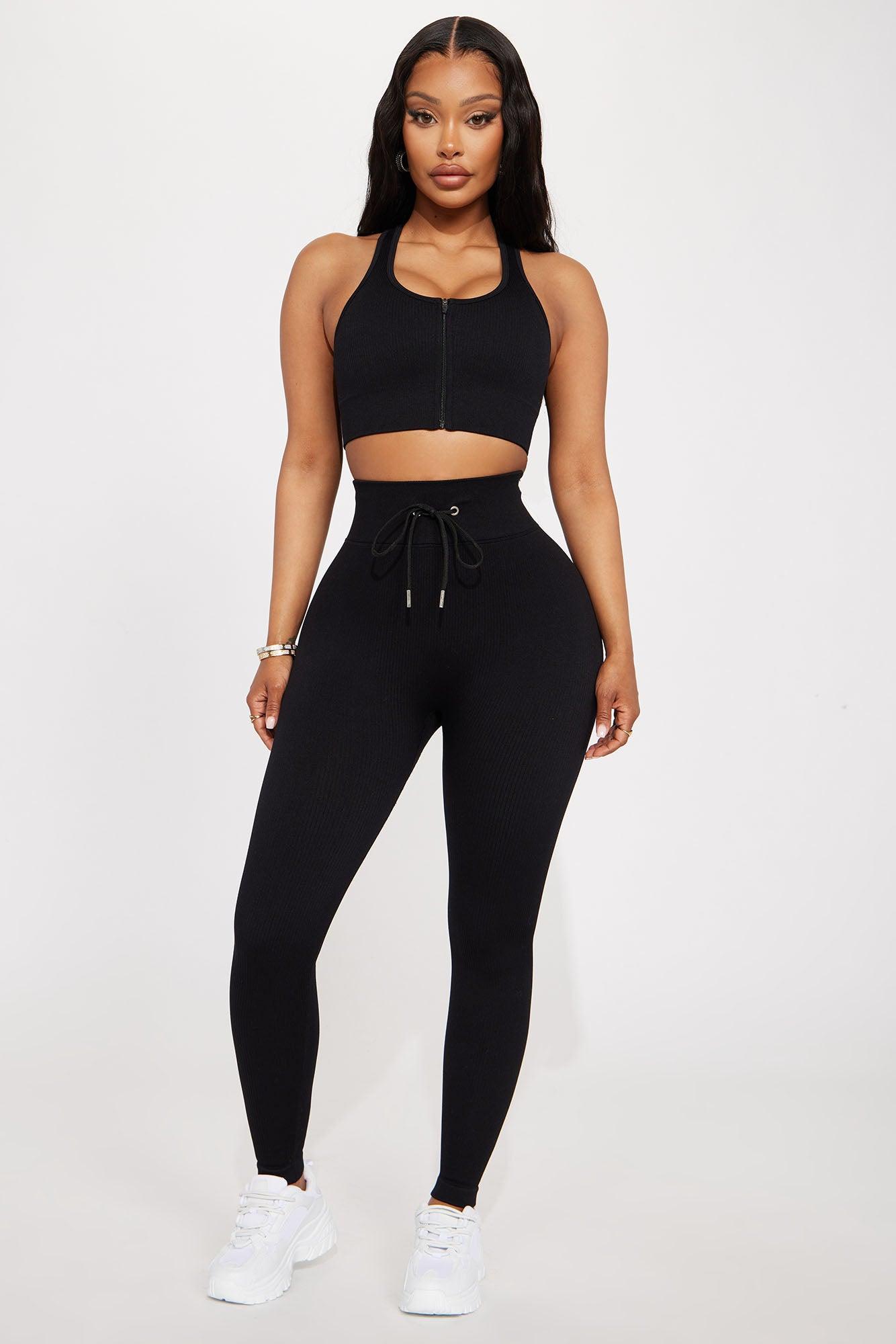 Feel The Burn Active Legging - Black Product Image