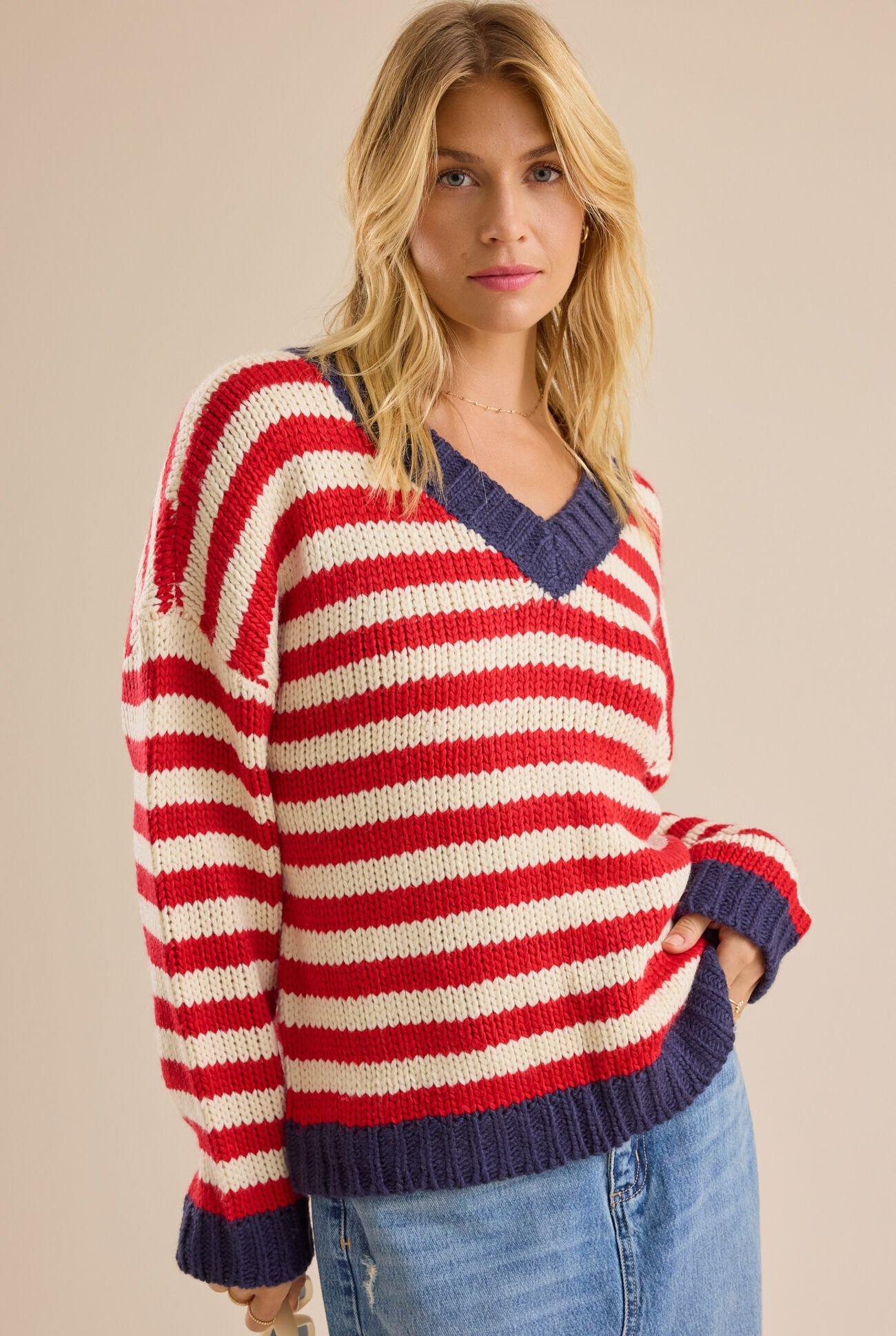 Katherine Striped Sweater Product Image