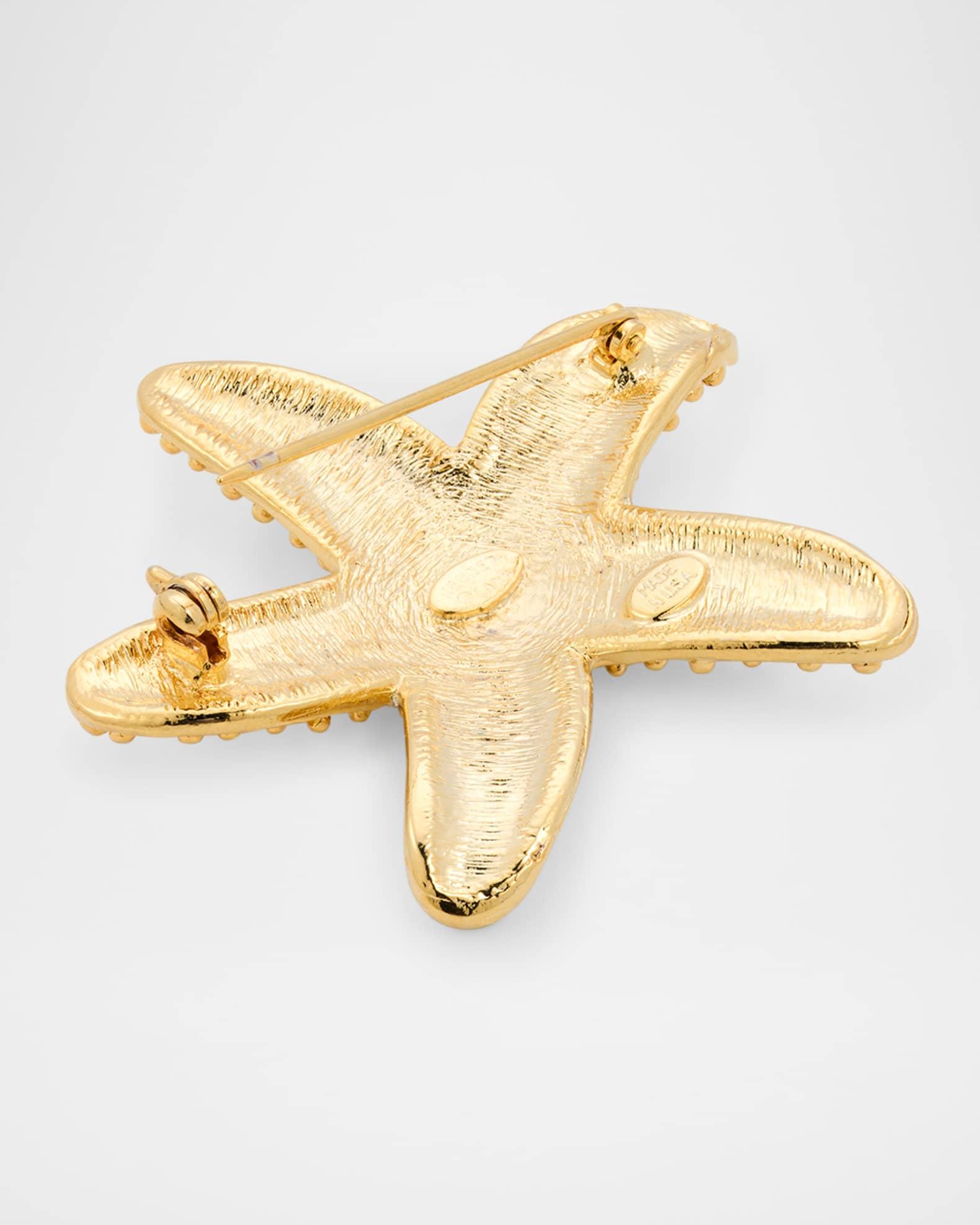 Crystal Starfish Pin Product Image