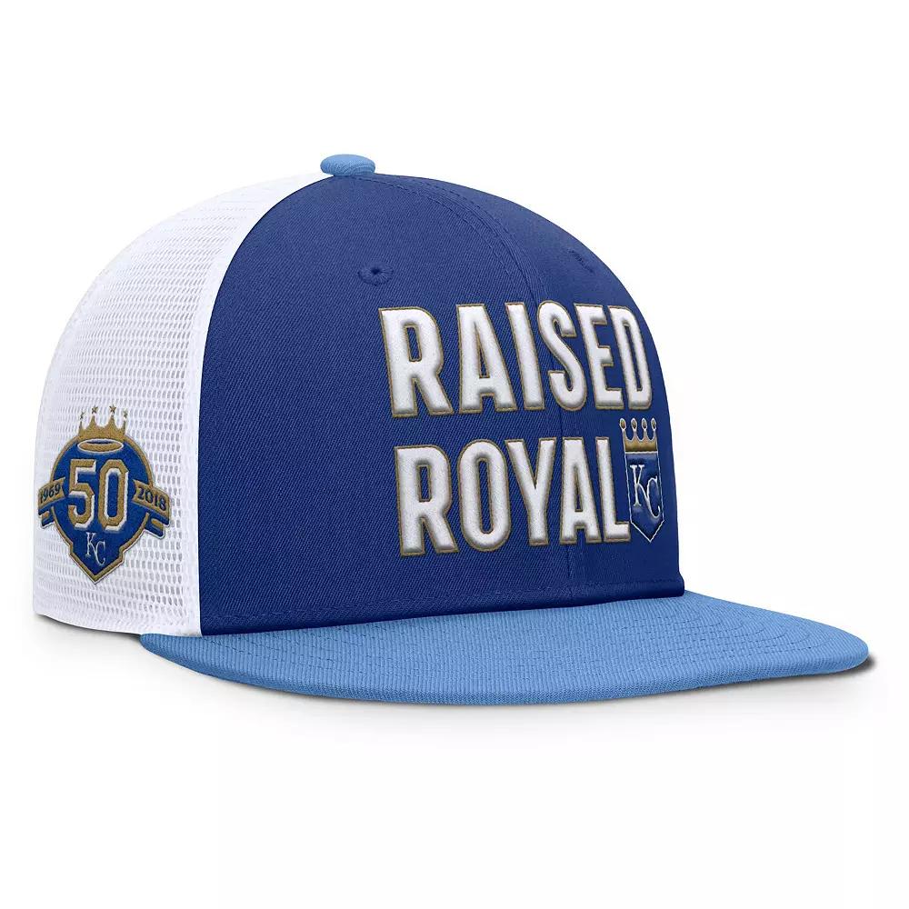 Men's Nike  Royal/Light Blue Kansas City Royals Pro Performance Trucker Snapback Hat, Size: Medium/Large Product Image
