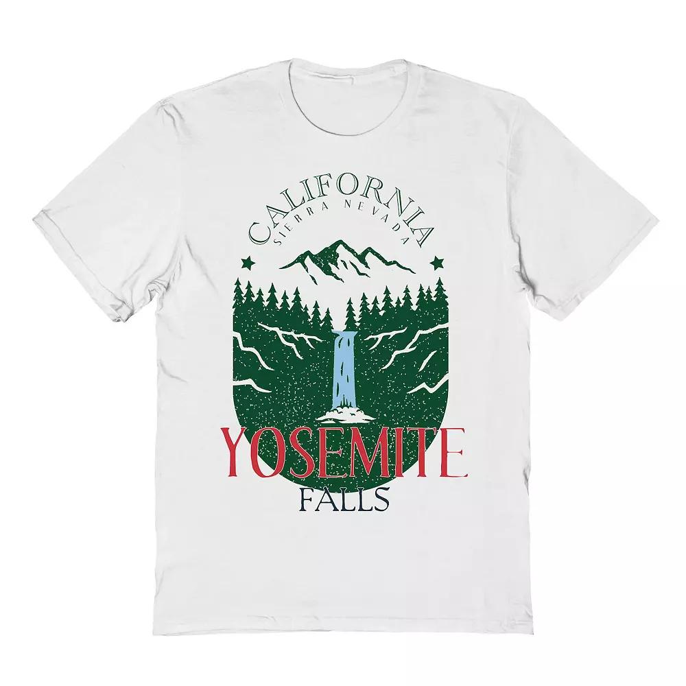 Men's Country Parks Yosemite Falls Graphic Tee, Size: Medium, White Product Image