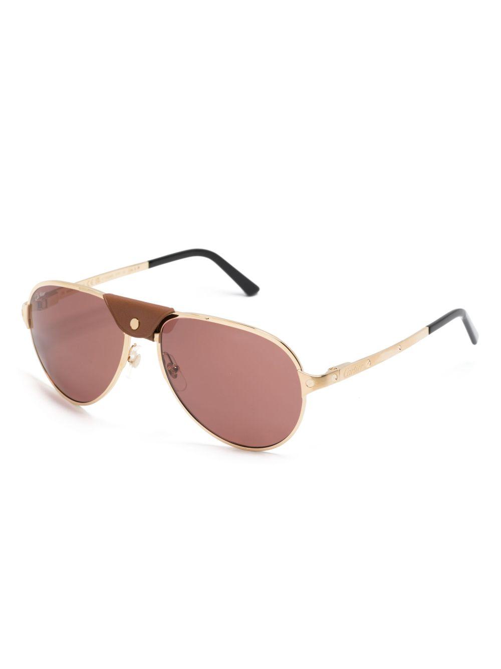 Santos pilot-frame sunglasses Product Image