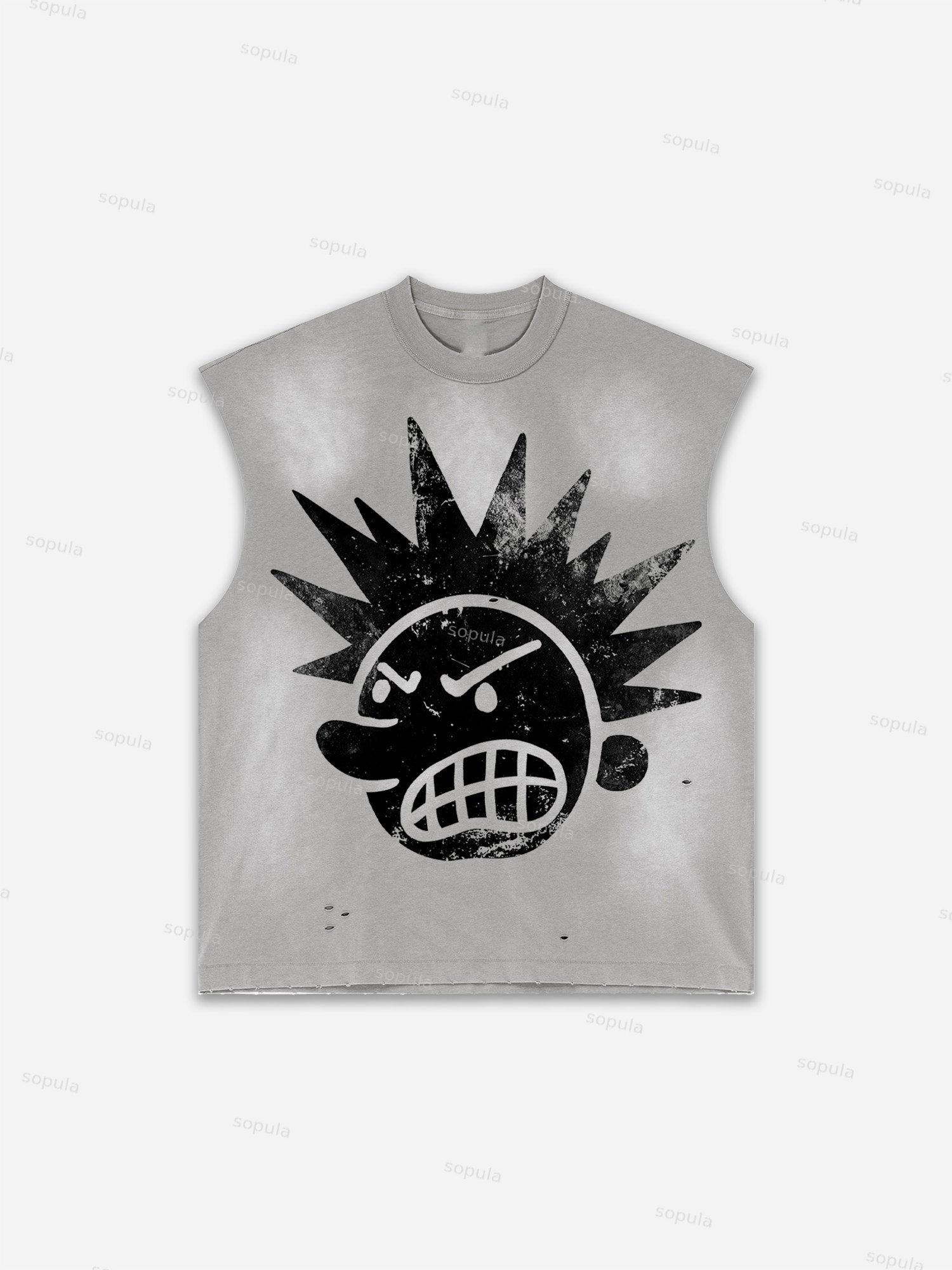 Men's Washed Boxer Boys Graphic Print Tank Top Product Image
