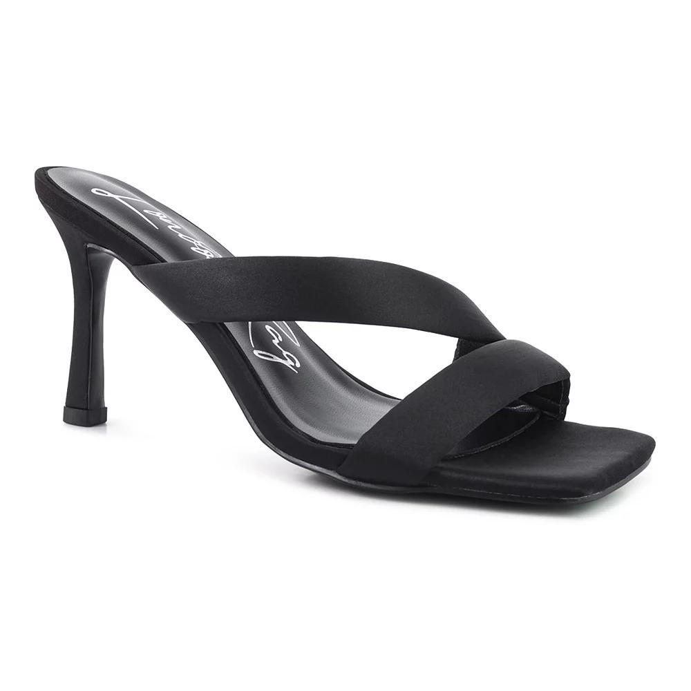 London Rag Spice Up Women's Cross Strap Heels,  Product Image