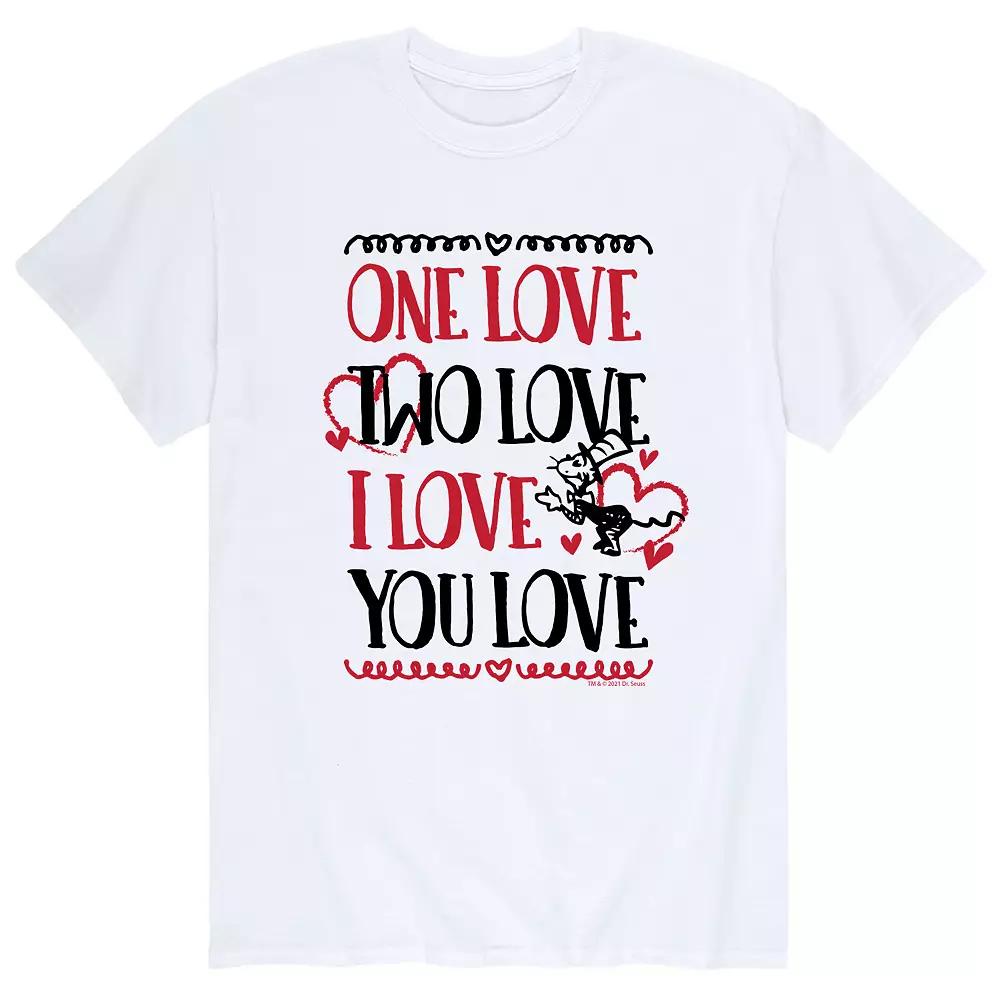 Men's Dr. Seuss "One Love, Two Love, I Love You Love" Tee,  Product Image
