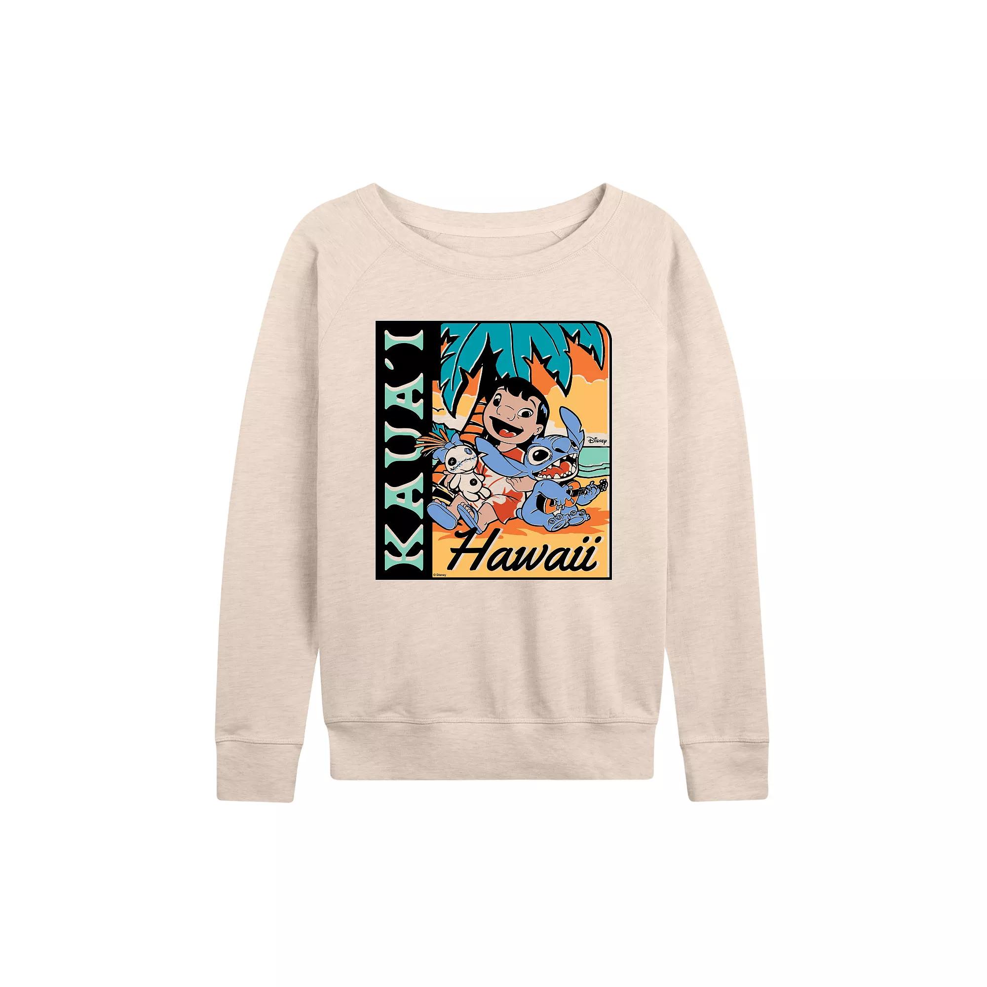 Disney's Lilo & Stitch Women's Kaua'i French Terry Long Sleeve Tee,  Product Image