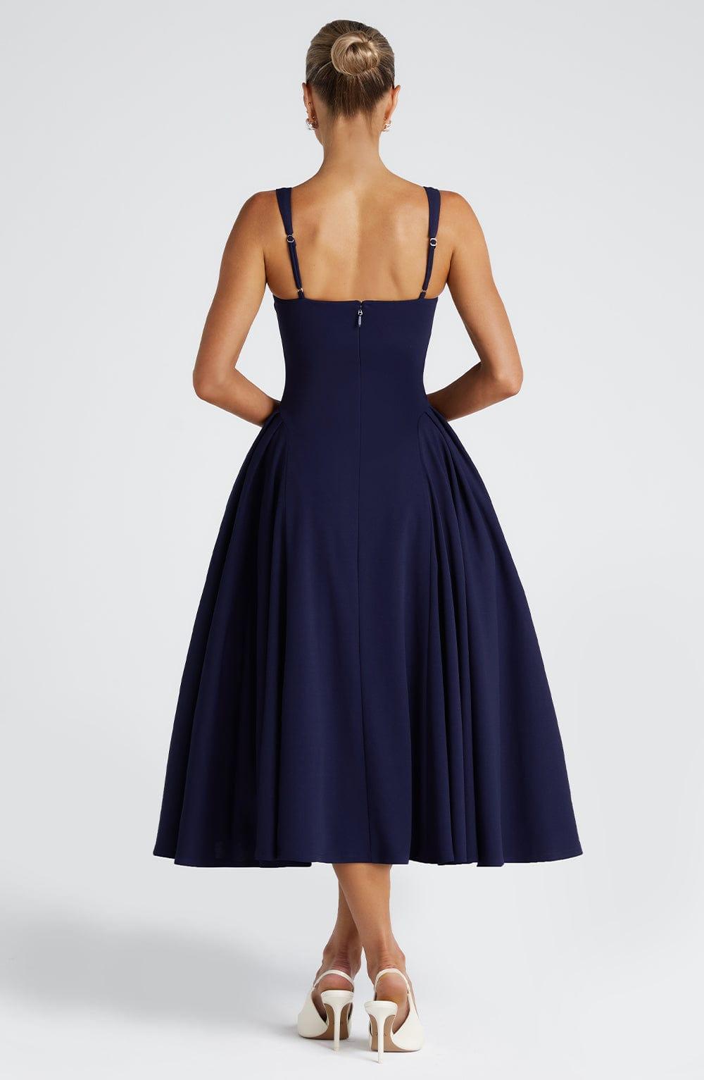 Betty Midi Dress - Navy Product Image