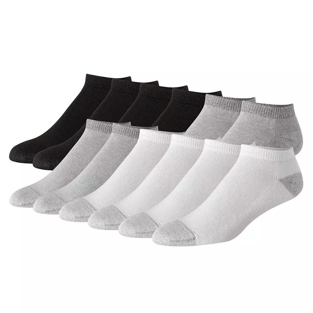 Men's Hanes® 12 Pack Ultimate Soft & Durable Crew Socks,  Product Image