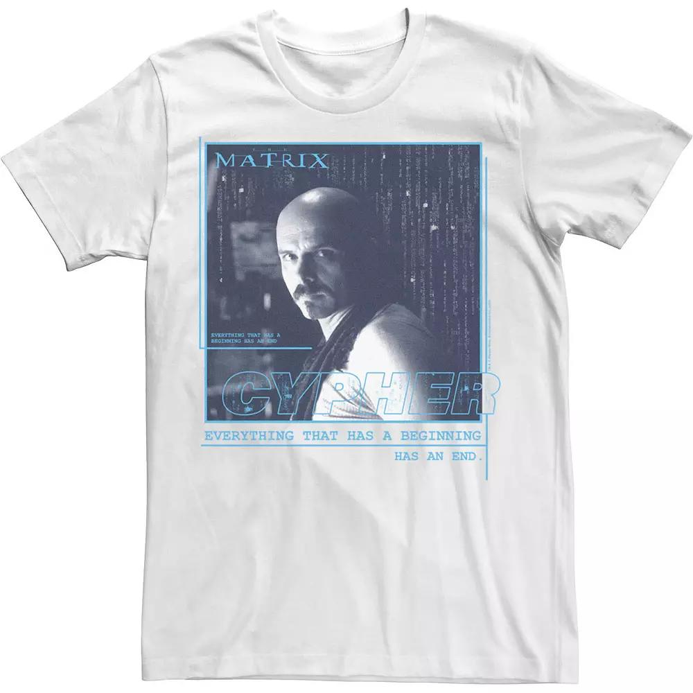 Men's The Matrix Why Oh Why Poster Tee, Size: Large, White Product Image