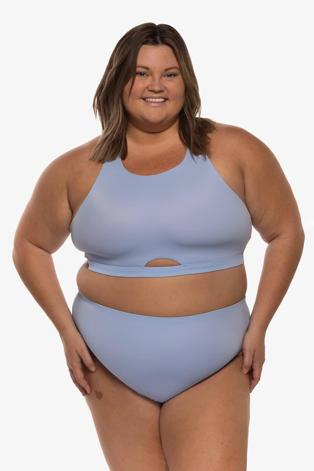 Carmen Bikini Top - Sky Female Product Image