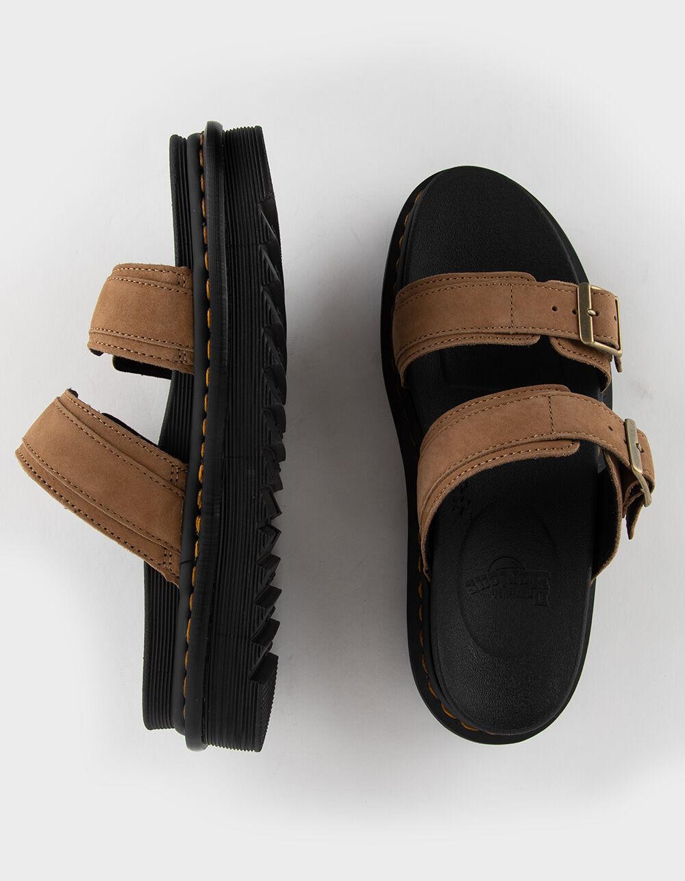 DR. MARTENS Myles Womens Slide Sandals - TAN Product Image