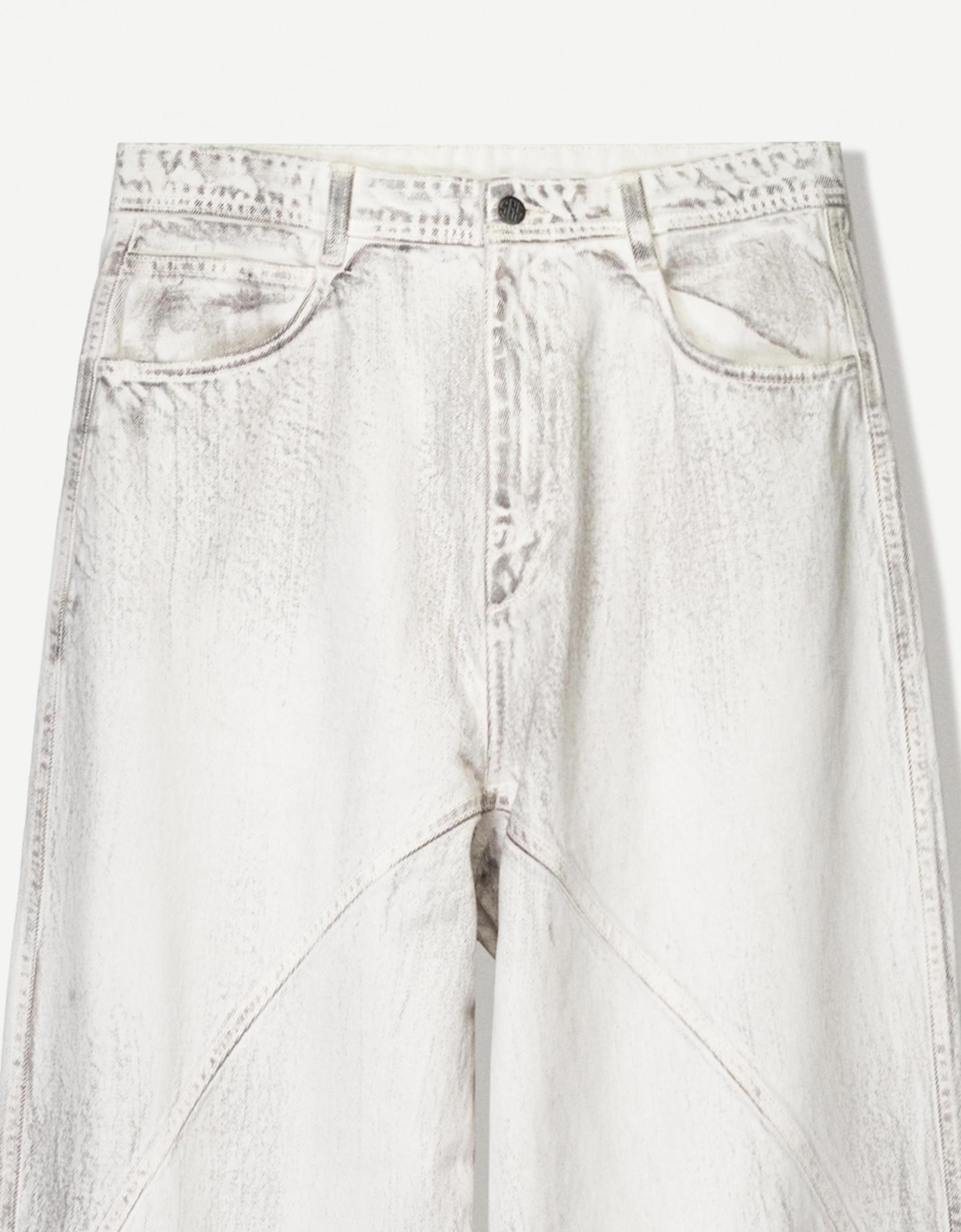 Waxed-finish balloon pants Product Image