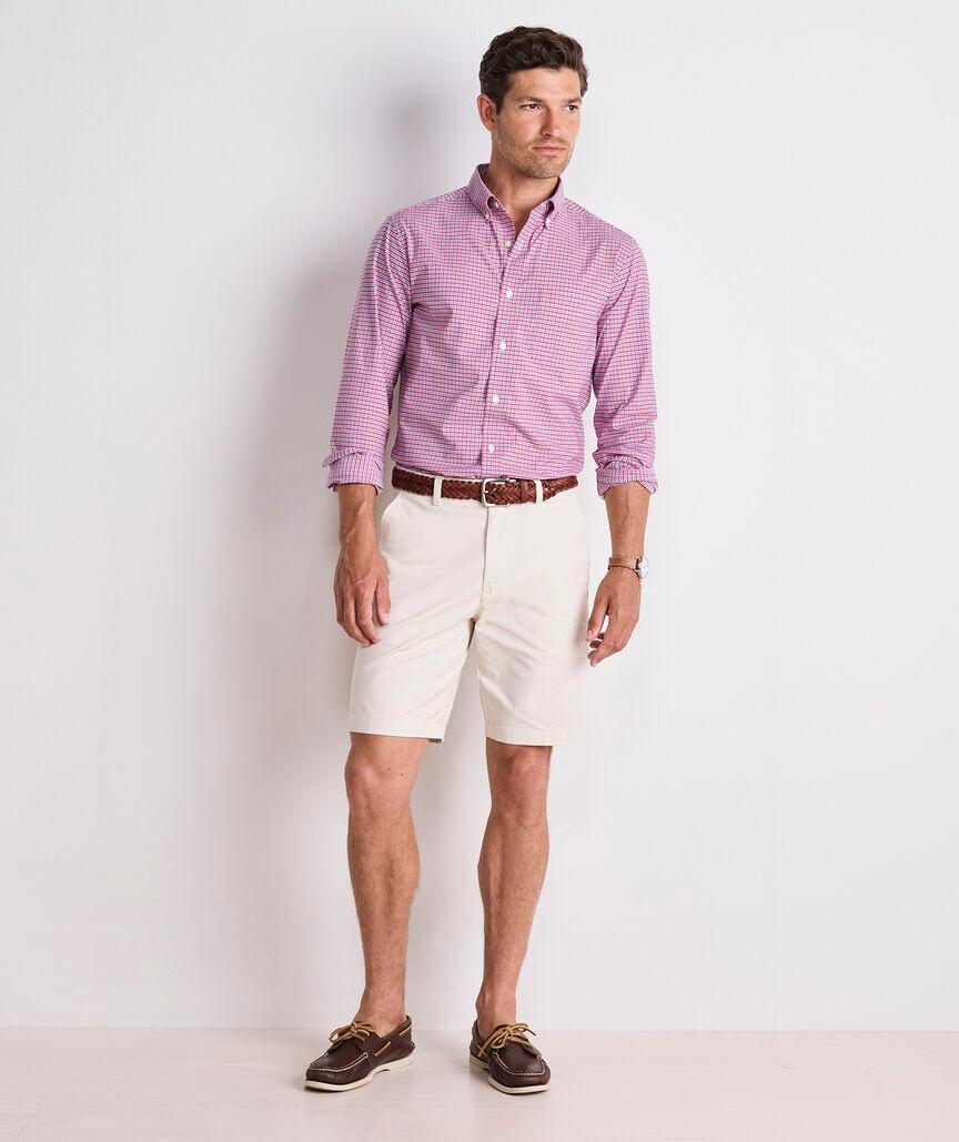 Tradewind Check Performance Cotton Shirt Product Image