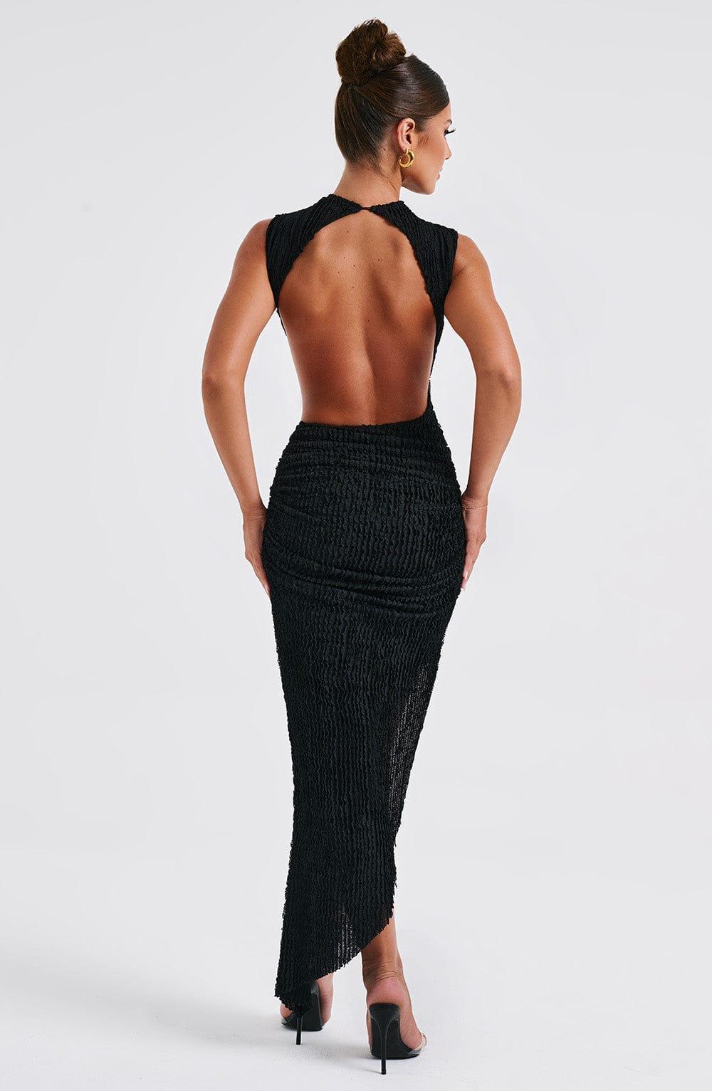 Aphrodite Midi Dress - Black Product Image