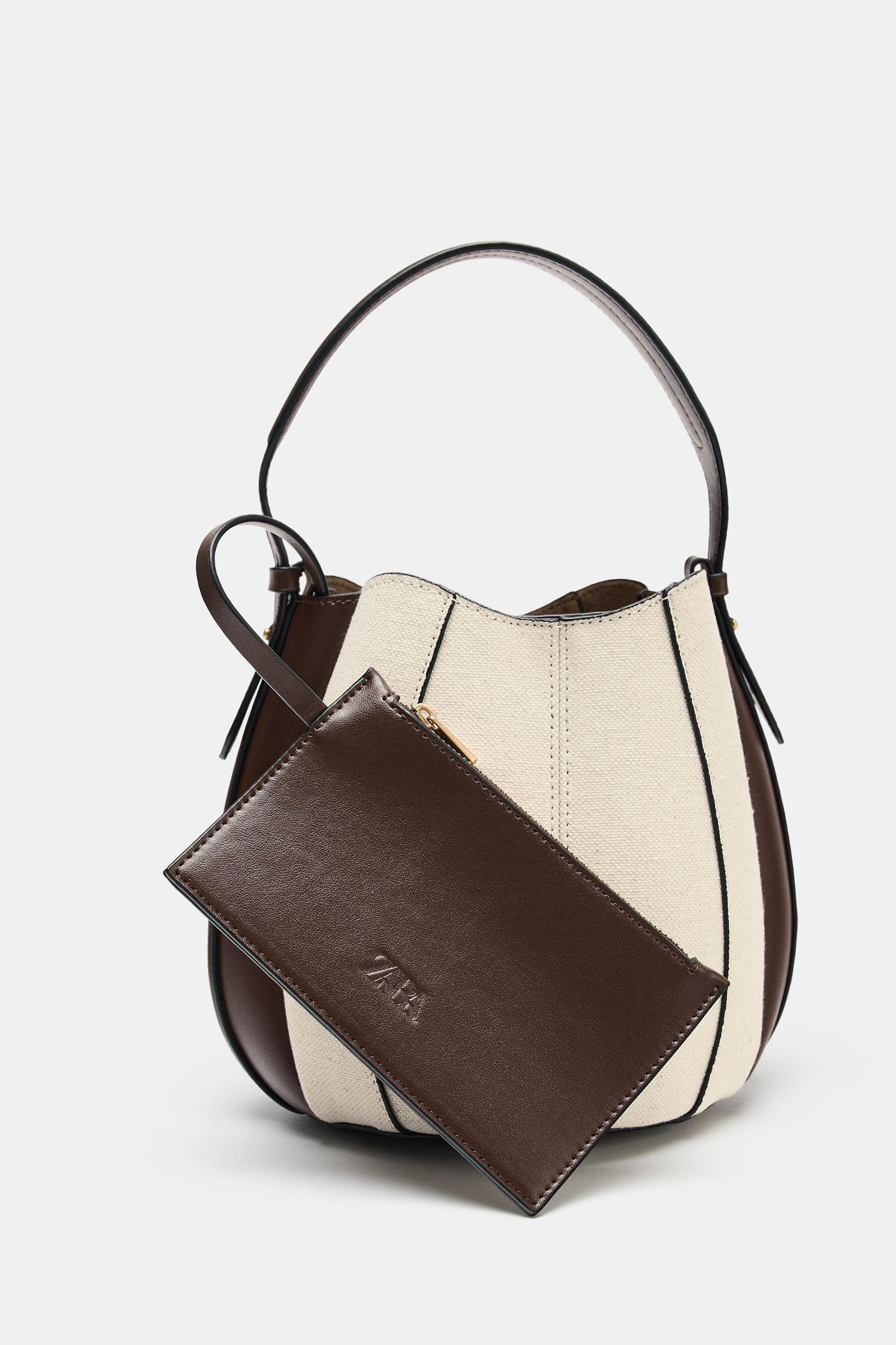 TOPSTITCHED BUCKET BAG Product Image