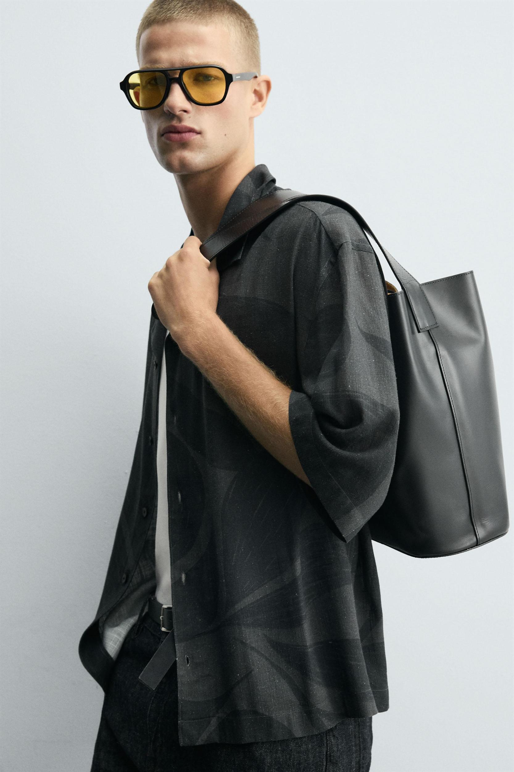 VISCOSE-LINEN SHIRT Product Image