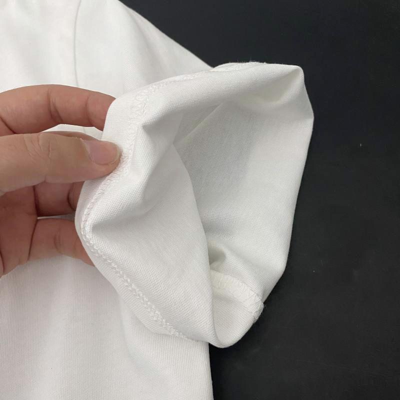 Short-Sleeve Crew Neck Dog Print T-Shirt Product Image