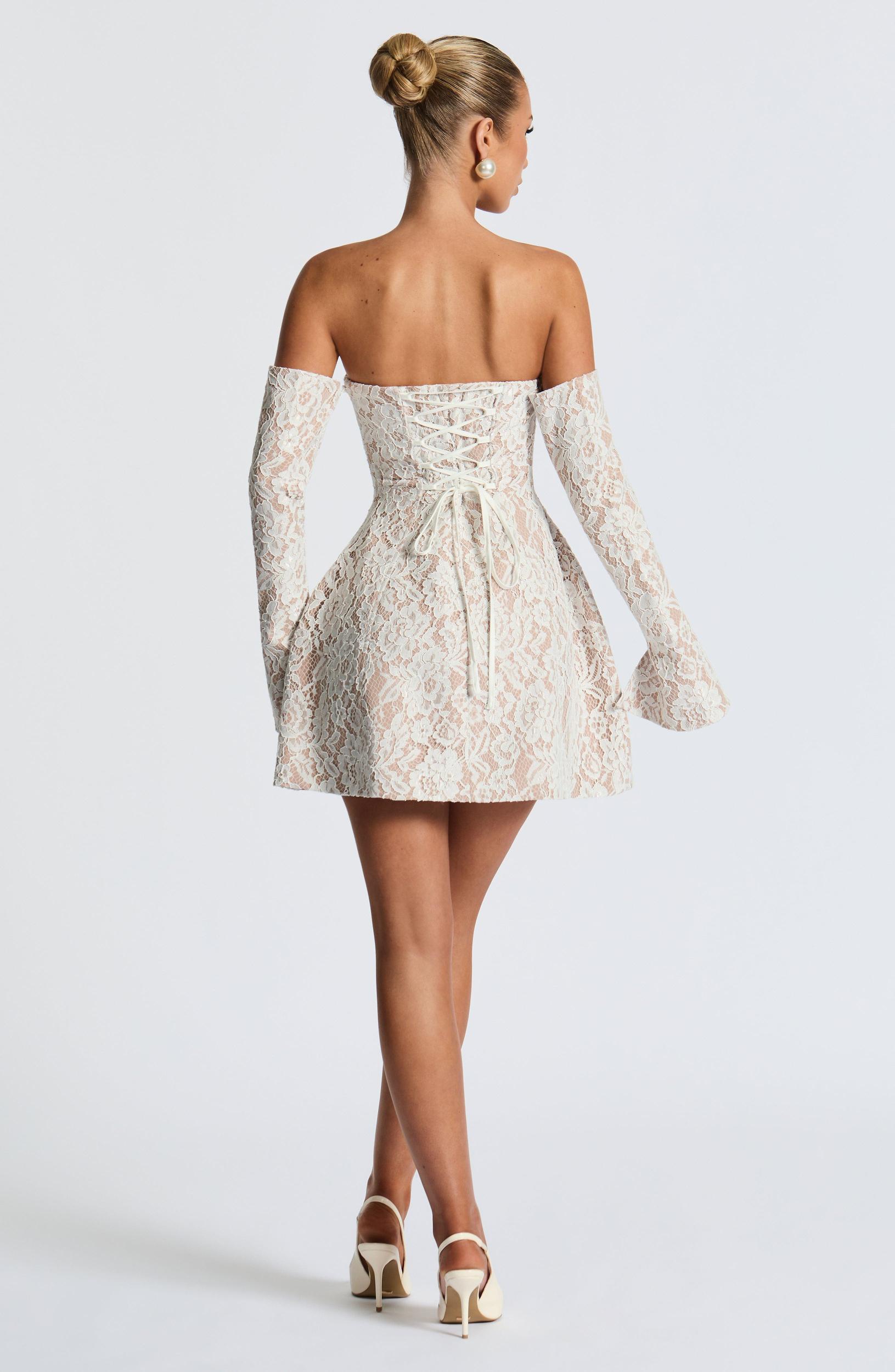 Salone Mini Dress - Ivory Product Image