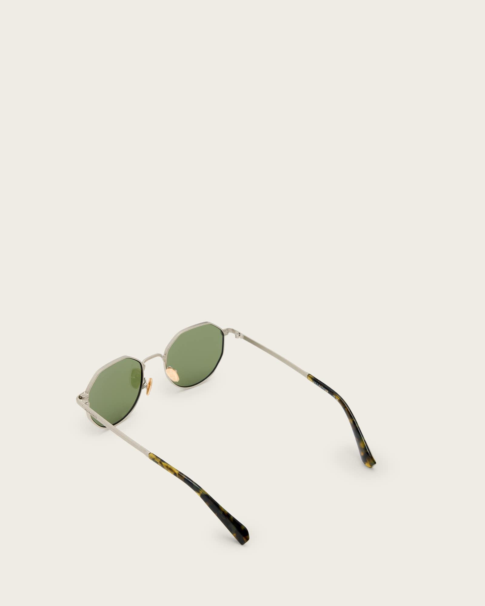 Suki Square Framed Sunglasses CRYSTAL GREY | ALLSAINTS US Product Image