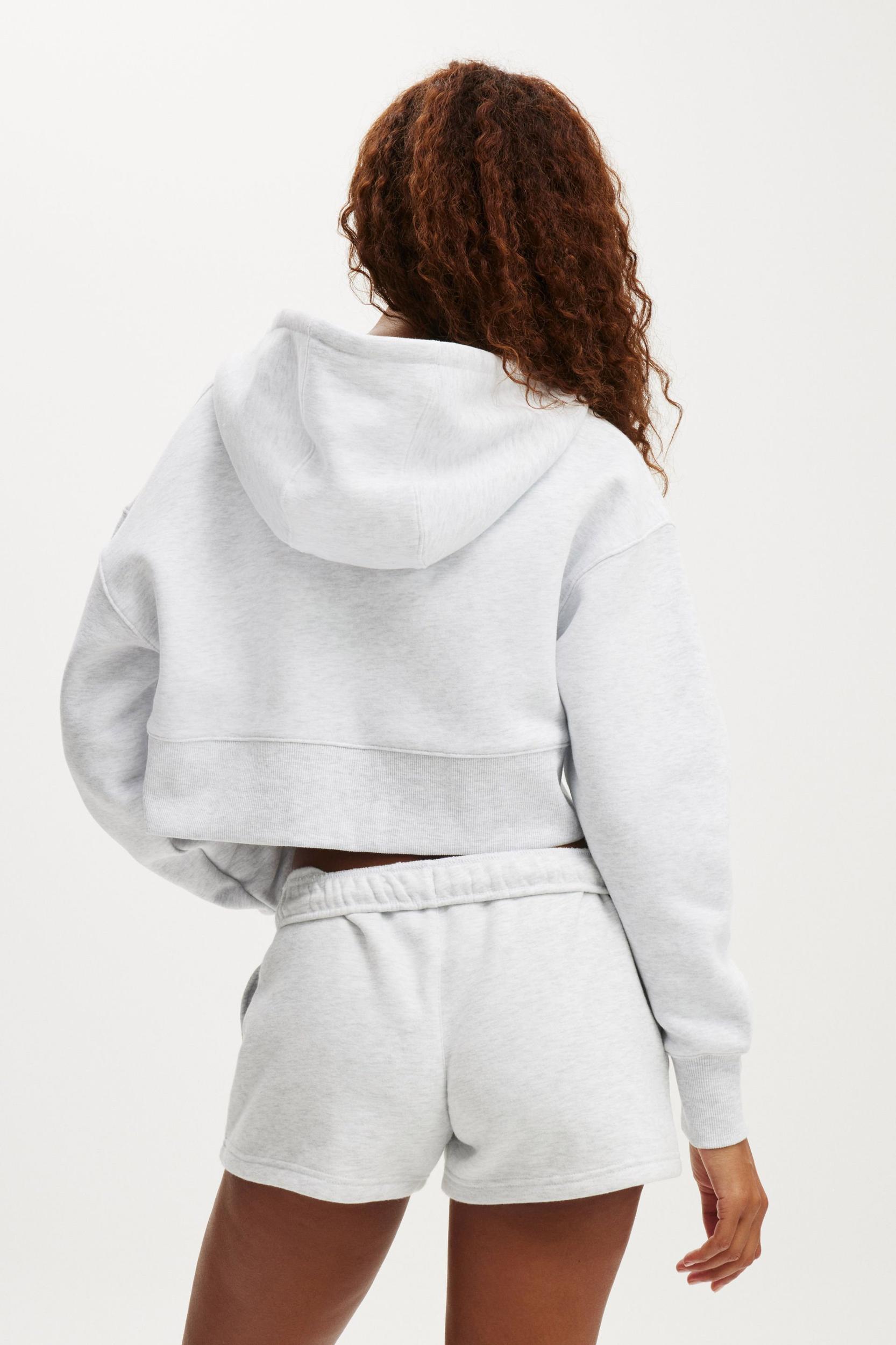 Plush Boxy Cropped Zip Through Product Image