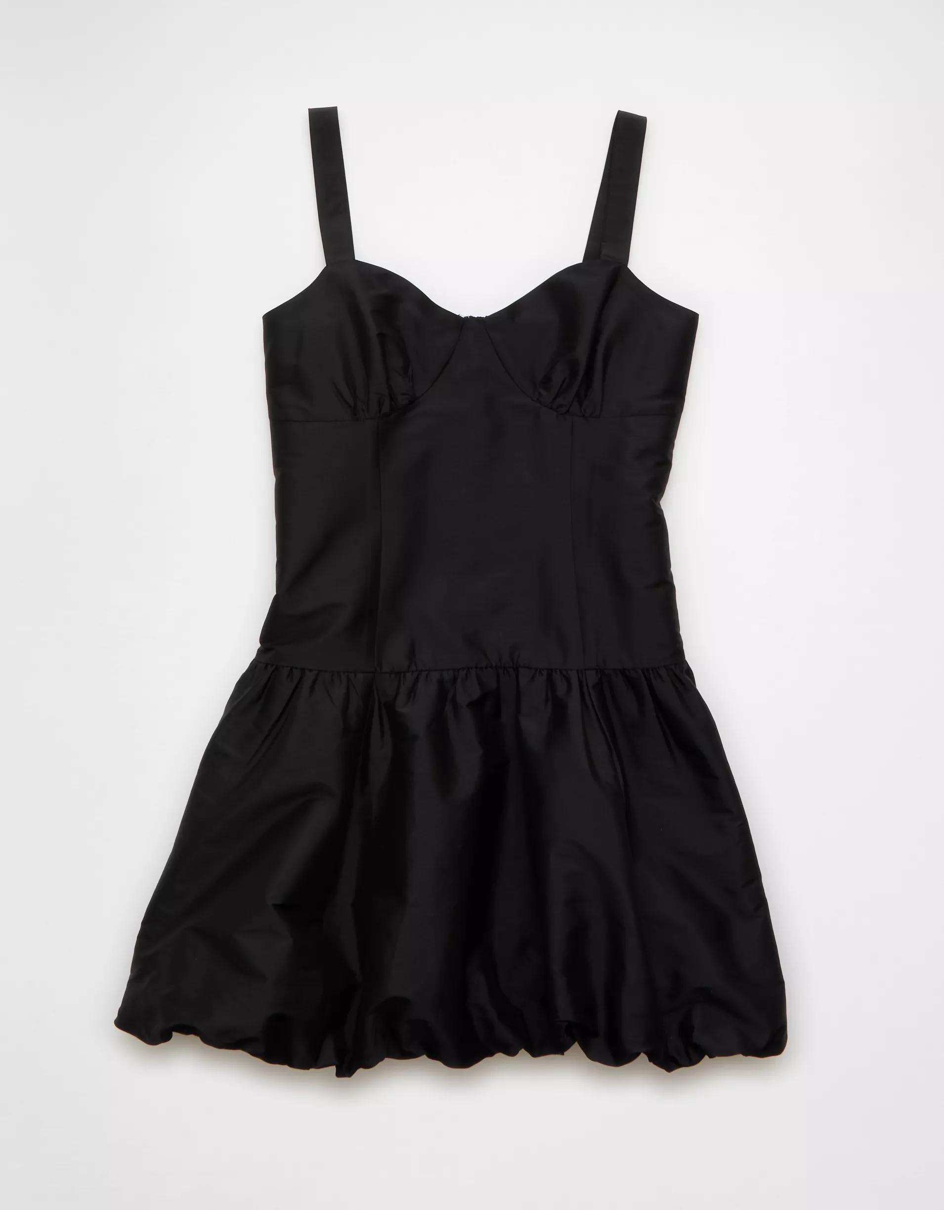 AE Corset Drop Waist Bubble Mini Dress Product Image
