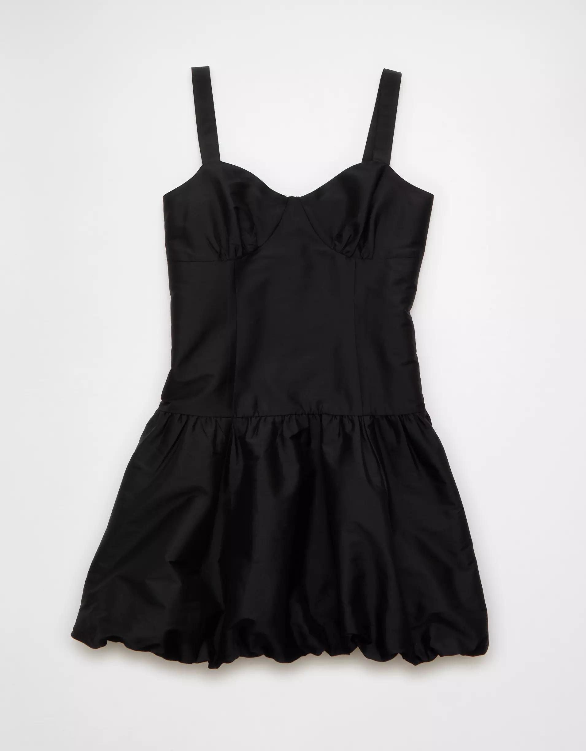 AE Corset Drop Waist Bubble Mini Dress Product Image
