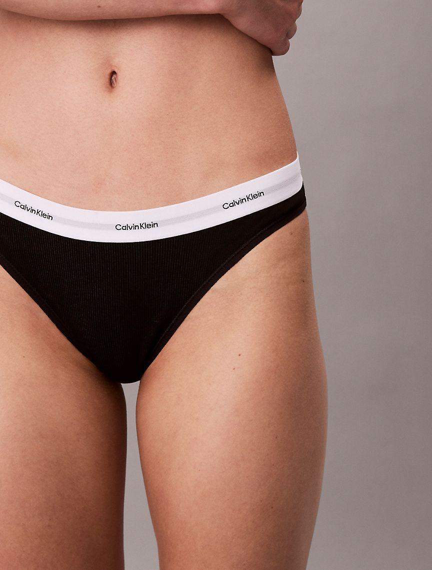 Cotton Stretch Rib Bikini Product Image