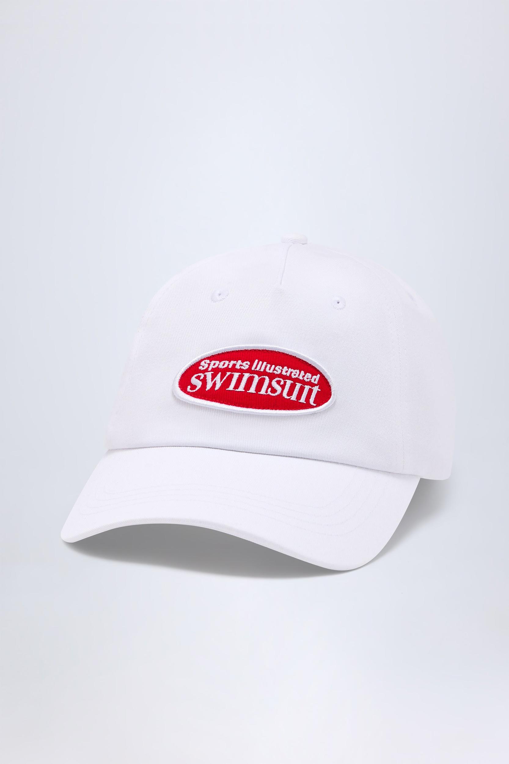Logo Baseball Cap in White Product Image