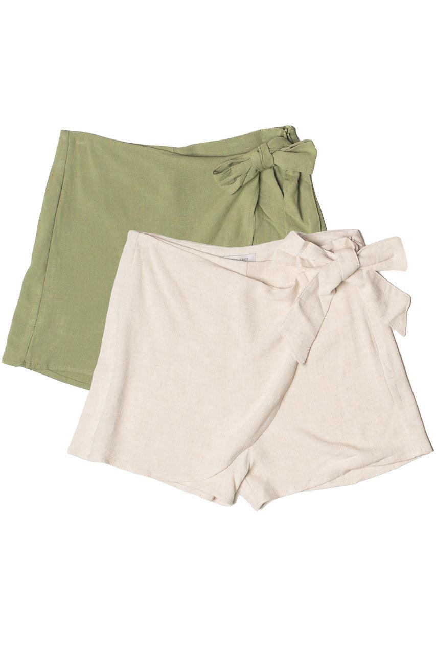 Linen Skort Product Image