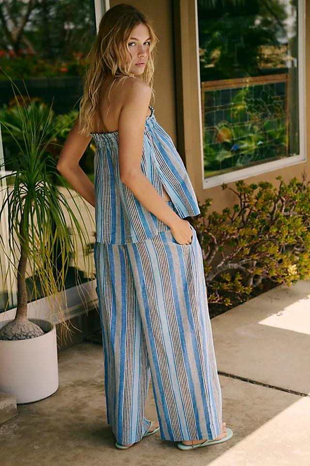 Corfu Striped Cotton-Linen Set Product Image