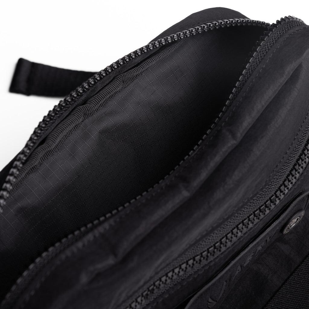 1231. Ripstop Crossbody Bag - Black Product Image
