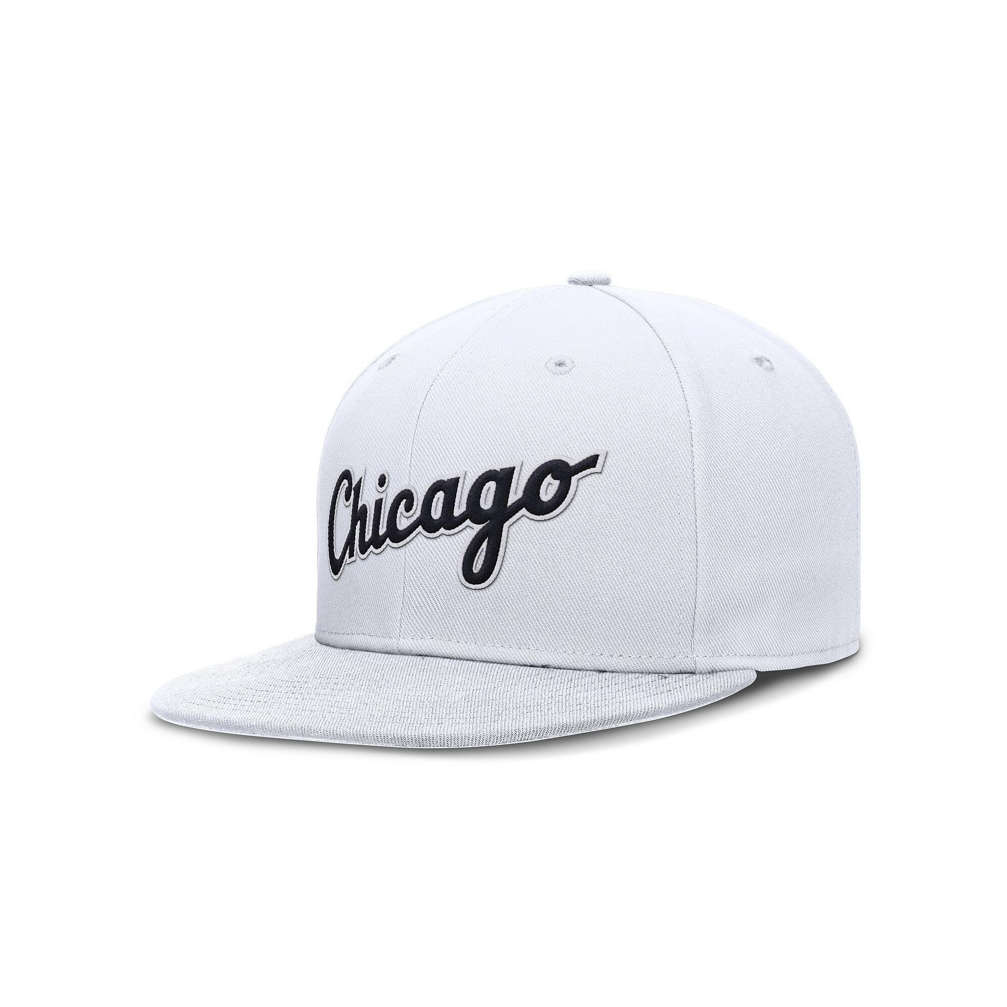 Men's Nike White Chicago White Sox True Performance Fitted Hat, Size: 7 5/8 Product Image