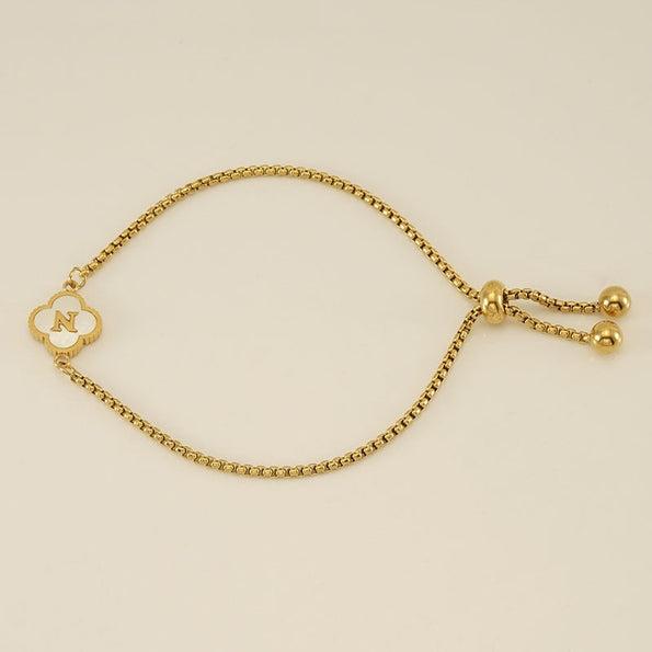 Clover Initial Bracelets Product Image