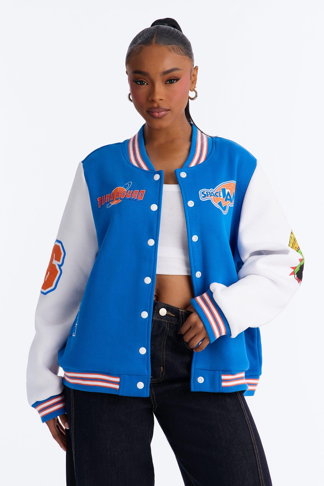 Space Jam Tune Squad Fleece Jacket - Blue Female Product Image