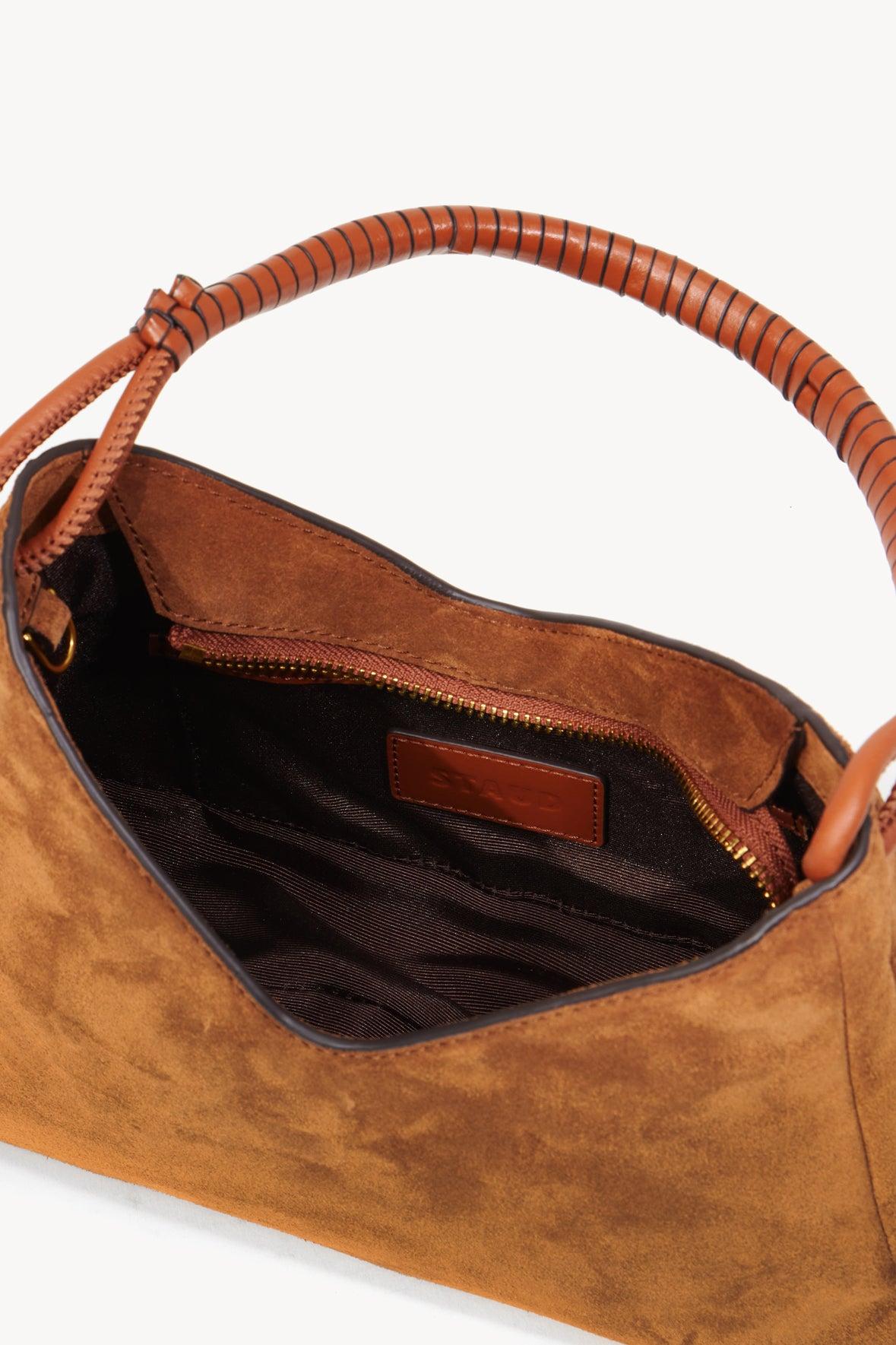 VALERIE SHOULDER BAG | TAN SUEDE Product Image