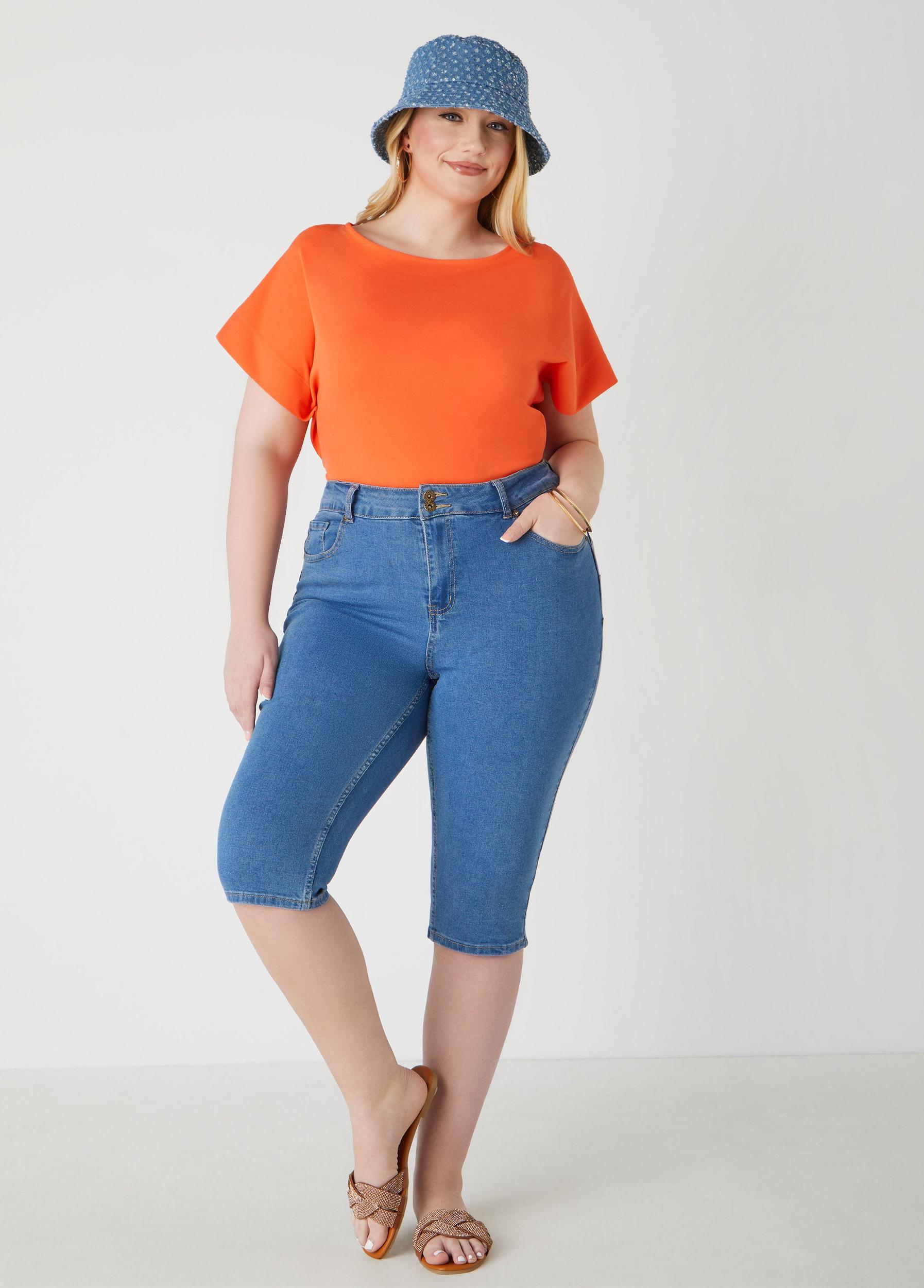 Ruched Crepe Top Product Image