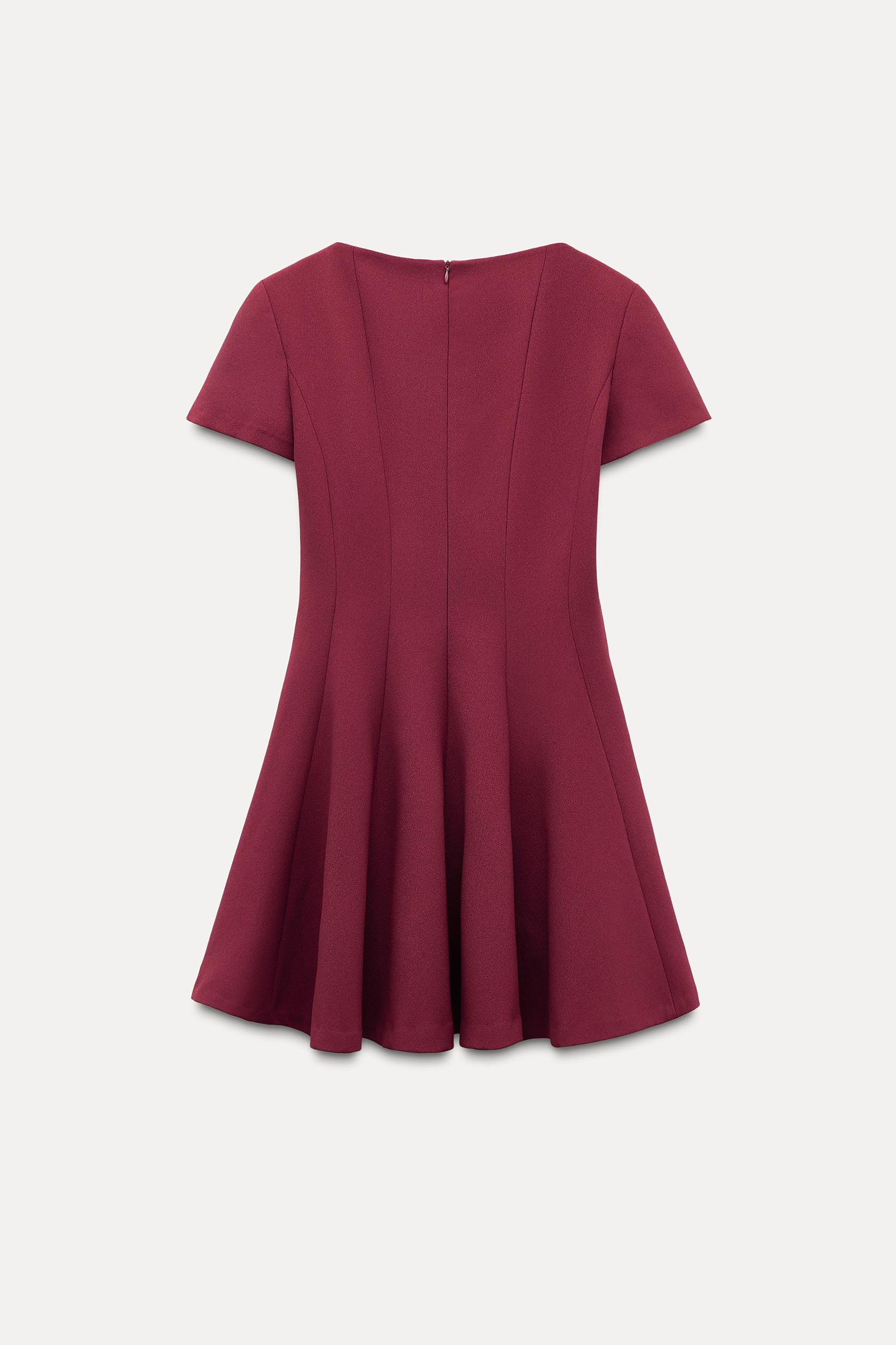 GODET MINI DRESS ZW COLLECTION Product Image