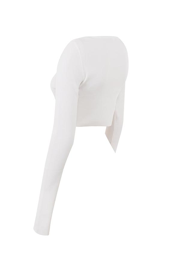 Eloise  ivory cropped cardigan - sale Product Image