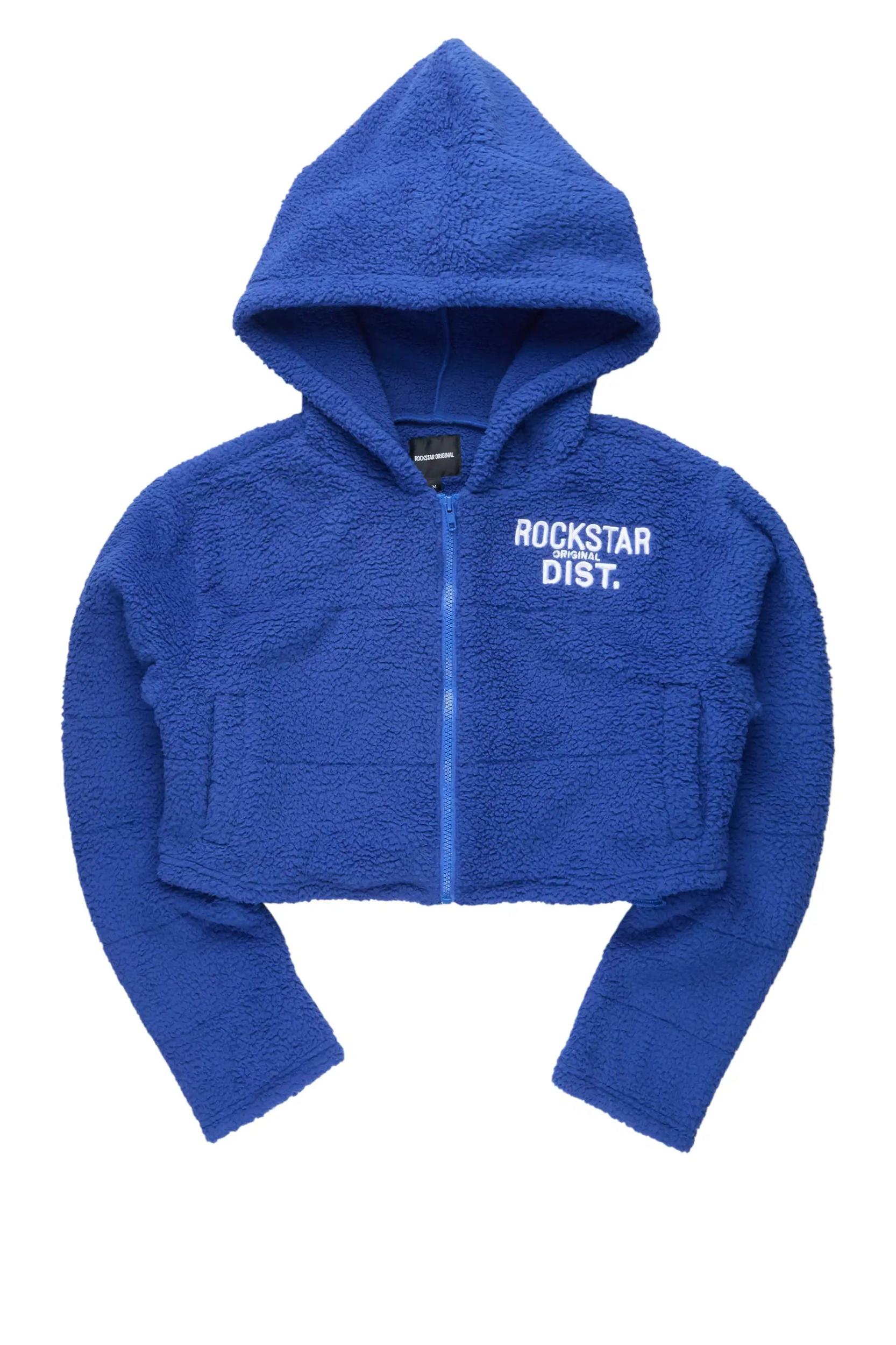 Kimani Royal Blue Sherpa Jacket Female Product Image