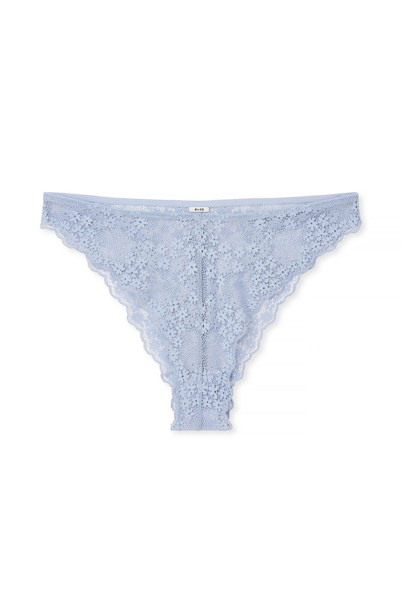 Lace Thong Black Product Image